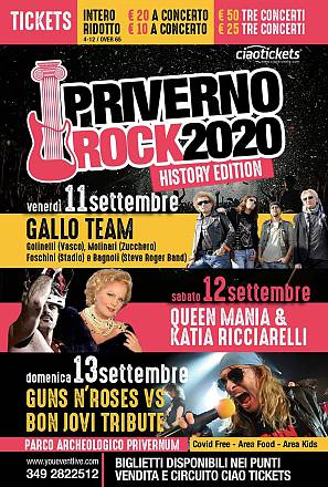 Priverno rock 2020 history edition